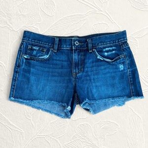 Vintage old navy ultra low waist cutoff denim shorts size 6
